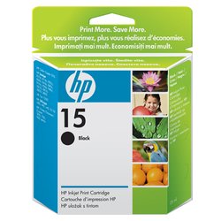 HP C6615DA, HP No 15, HP No15 Black Single Pack-0