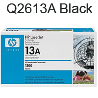 Genuine, HP Q2613A Black Toner Cartridge-0
