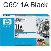 Genuine, HP Q6511A Black Toner Cartridge-0