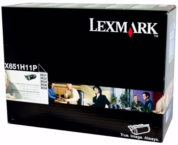 Genuine X651H11P Lexmark Black Toner Cartridge-0