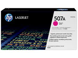 Genuine, HP CE403A Magenta Toner Cartridge 507A-0