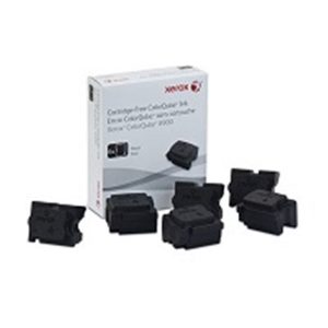 Genuine 108R01033 Xerox Black Solid Ink Cartridge 6 Pack-0